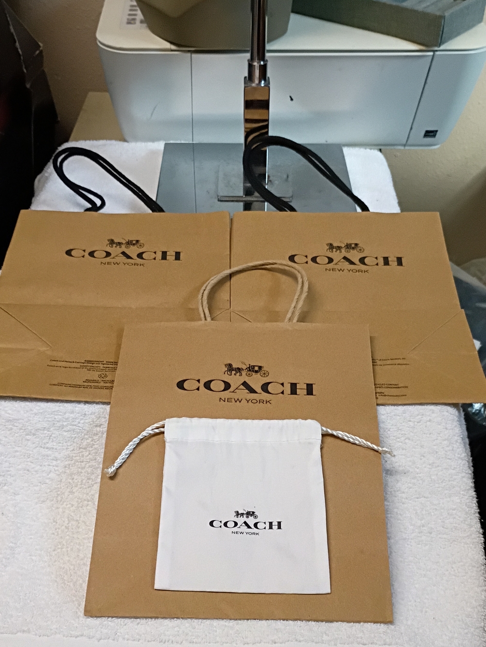 Coach Shoppers & Dust Bag